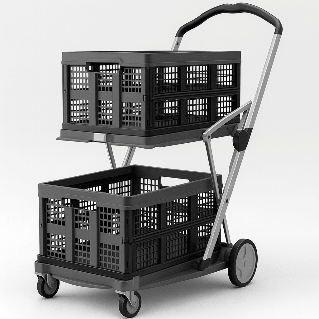 Carrinho de Compras Dobrável e Portátil - Flexycart