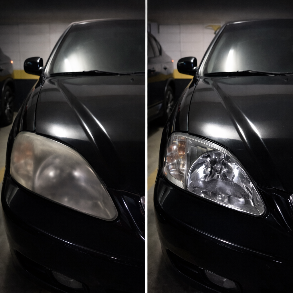 Revitalizador de Farol Automotivo Mágico