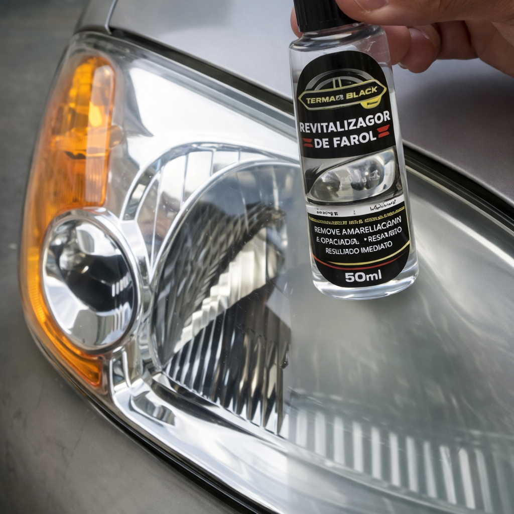 Revitalizador de Farol Automotivo Mágico