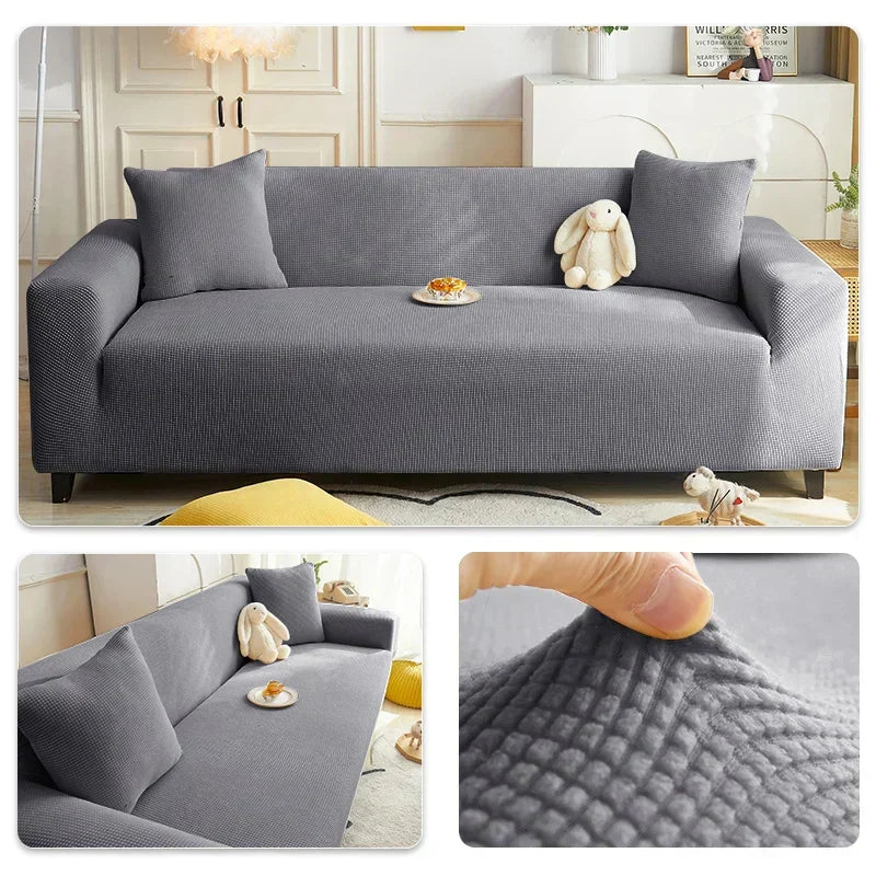 Capa Sofá Retrátil Semi Impermeável - Tecido Jacquard