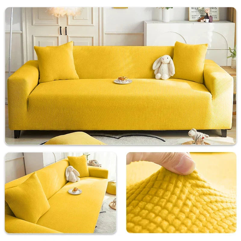Capa Sofá Retrátil Semi Impermeável - Tecido Jacquard