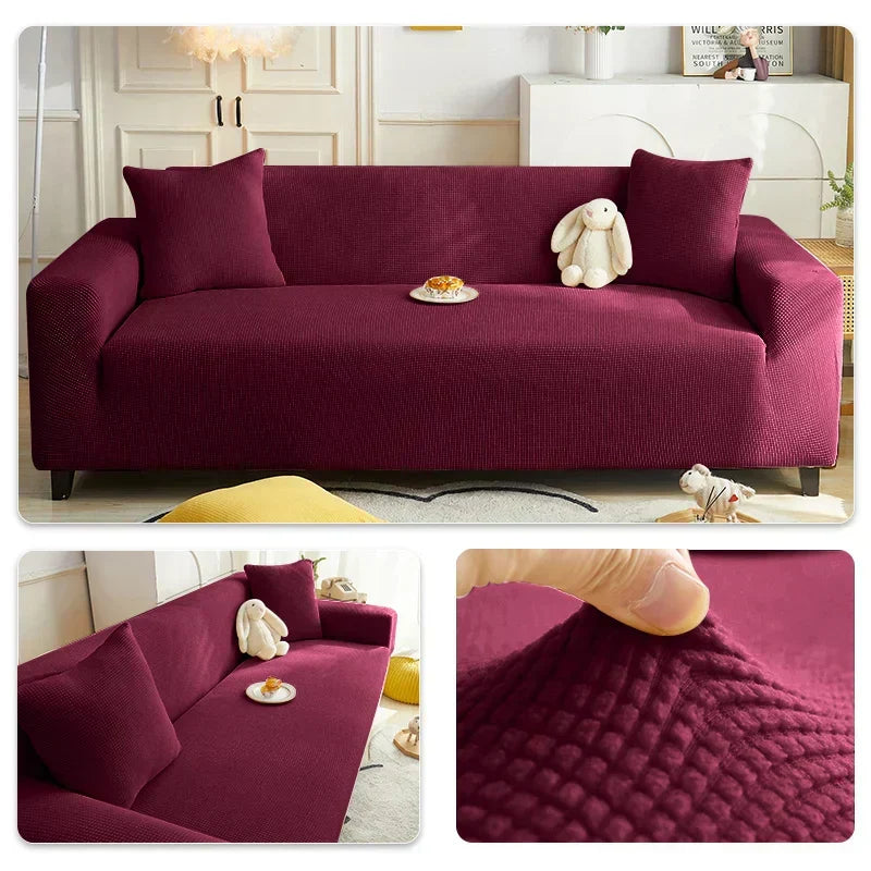 Capa Sofá Retrátil Semi Impermeável - Tecido Jacquard